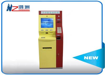 China Ticketing Vending Touch Screen Bill Payment Kiosk Cash Acceptor With Printing for sale