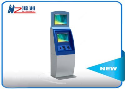 China Multifunction interactive information kiosk lobby dual Touch screen kiosk for sale