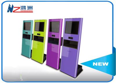 China RFID card reader interactive touch screen kiosk for payment , outdoor information kiosk for sale