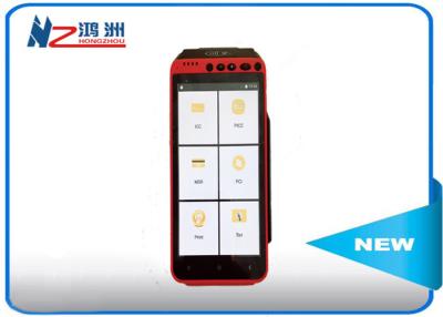 China Capatitive Touch Screen Mobile Point Of Sale Android Pos Device With Memory Card for sale