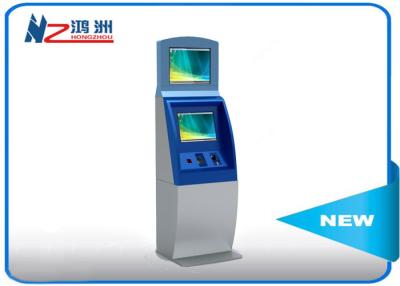 China Floor standing ticket vending machine with cash payment all in one kiosk for sale