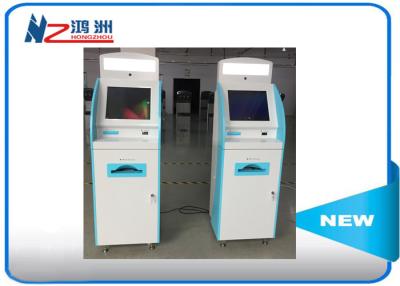 China Android system self service visa kiosk with A4 laser printer used in airport for sale