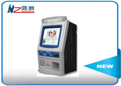 China Wall mounted self service kiosk in hospital with fingerprint reader for sale