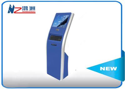 China 17 inch automatic free standing kiosk touch queuing Customized Color for sale