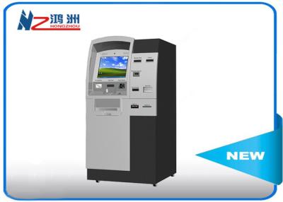 China Indoor free stand self ordering kiosk with thermal printer for visitor for sale