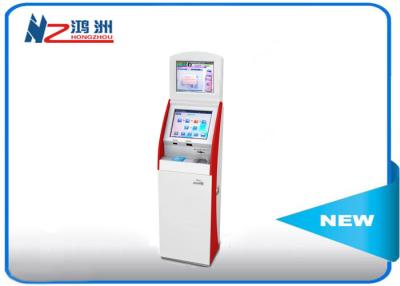 China Dual Screen Free standing self service kiosk 500cd/m2 Brightness for sale