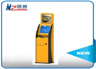 China 300 Cd/m2 Self Service Check In Kiosk Capactive LED touch screen with Receipt for sale