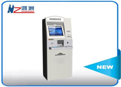 China Grey color self service check in at airports  with RFID , airport ticket kiosk for sale