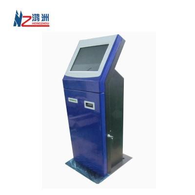 China Einfacher Operations-Selbstservice-Zahlungs-Kiosk mit Karten-Zufuhr-Thermal-Drucker zu verkaufen