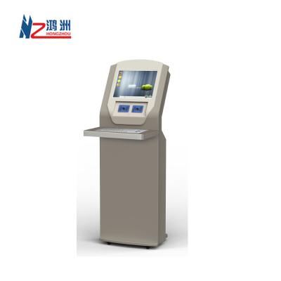 China 0.4845mm Pixel Pitch Free Standing Kiosk 21 Inches Monitor With A4 Laser Printer for sale