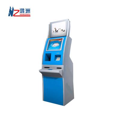 China RFID Card Self Service Library Kiosk 19 Inch With Borrow And Return Function for sale