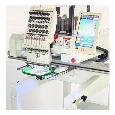 China Garment Shops Lihong 1200Rpm High Speed ​​Computerized Commercia 12 Needle Cap T-shirt Embroidery Machine With Good Price for sale