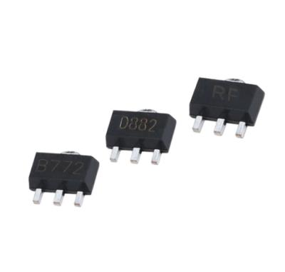 China 10Pcs SMD PNP Transistor NPN Power Standard Triode SOT-89 2SA1020 NY 2SA1213-Y NY 2SAR553 2SB806 KQ for sale