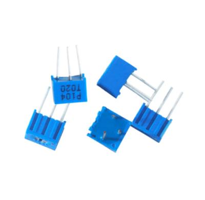 China Potentiometer 10R 20R 50R 100R 200R 500R 1K Pin Trimmer 3362P PC Trimpot for sale