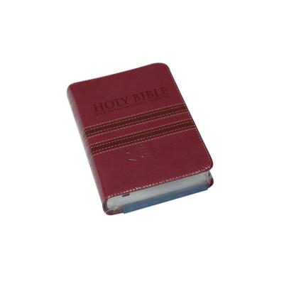 China Eco Friendly Custom A5 Size Covers PU Leather Bible Printing for sale