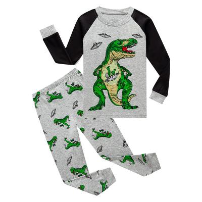 China Thermal Made in China Customized Kids Pajamas Set 100% Cotton Kids Pajamas Boys Clothing Dinosaur Sleepwear for sale