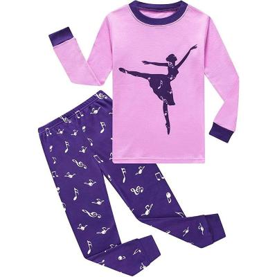 China New Design Thermal Customized Children Pajamas Cotton Kids Pajamas Girls Clothes Cute Cat Girl Sleepwear Home Wear for sale