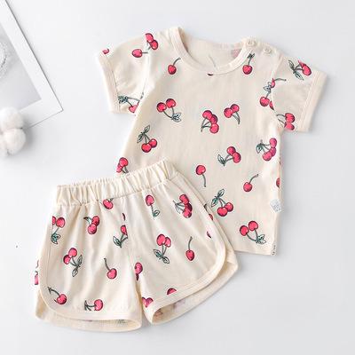 China Hot Selling Anti-Shrink Baby Clothes Organic Baby Clothes Toddler Clothes Soft Newborn Baby Clothing Set Summer Shorts for sale