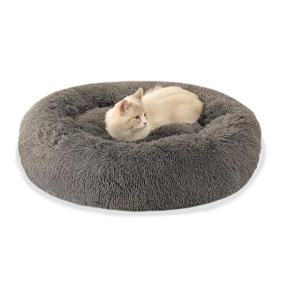 China 2022 Mechanical Washable Popular Promotional Comfortable Round Dog Pet Bed Mat for sale