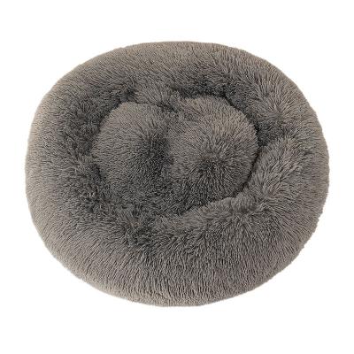 China Mechanical wash hot selling all new season cute plush dog pet bed luxury warm round sofa for sale