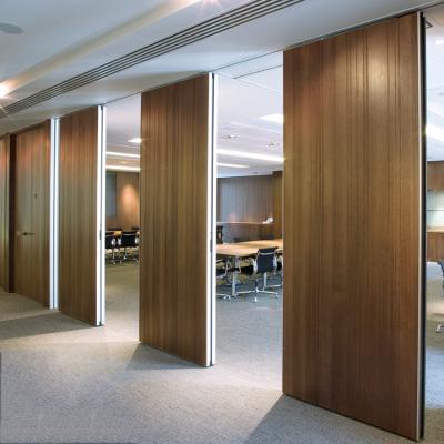 China Soundproof Operable Soundproof Sliding Movable Conference Room Wall Partition For Hall Function for sale