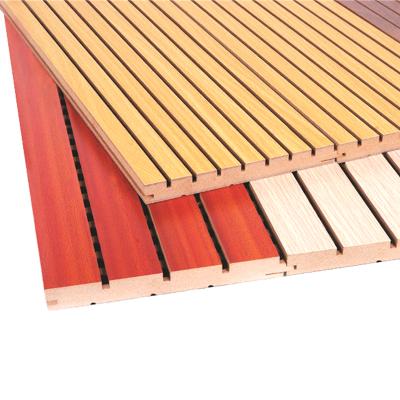 China Modern Lightweight Wooden Fluted Interior Decoration Acoustic Wall Panels for sale