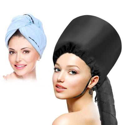 China Hood Hair Dryer Collapsible Attachment Hood Hair Dryer Handheld Soft Adjustable To Dry Curly Styling Deep Treatment for sale