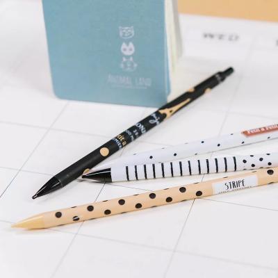 China Lovely Dots Tower Automatic Pen For Children 0.5mm Kawaii Automatic Cute Plastic Mechanical Pencil Pencils Child School Supplies for sale