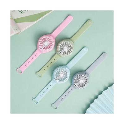 China Watch Mini Handheld Portable Fan with Comfortable Wrist Strap, 3 Speed ​​Folding Fashion Small Contract Fan, Outdoor Travel Hotel Fan for sale