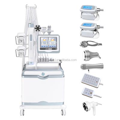 China multifunction cryotherapy rf cavitation lipolaser vacuum shock wave therapy equipment TSL-HC02C for sale