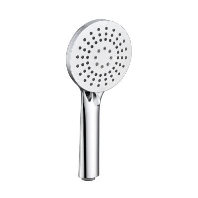 China With diverter S3008 Xiamen manufacture 3 function high pressure all Chrome ABS plastic hand shower head for bathroom for sale