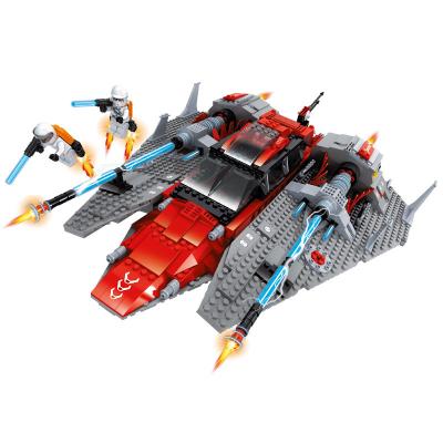 China DIY TOY New Arrival Building Block Plastic Spaceship DIY TOY Blocks Toys For Children for sale