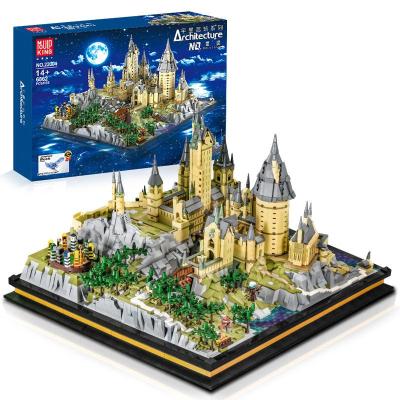 China Magical Toys Plastic Children's DIY Assembly Buildings Hovborg Castle Building Blocks Architecture for sale