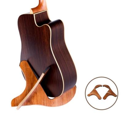 China Custom Guitar Edge GUITAR Wooden Sponge Stand Can Adjustable And Disassemble for sale