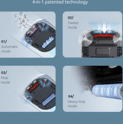 Chine Mode de nettoyage automatique de balai d'individu de niveau sonore à télécommande propre de l'aspirateur 120min 70dB à vendre