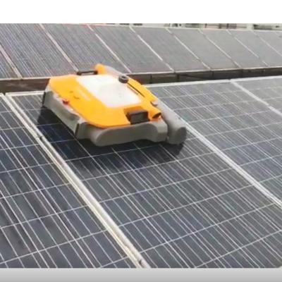 China Brushing PV Cleaning Robot Maximum 300m2 / H 350KW / Day 5H Cleaning for sale