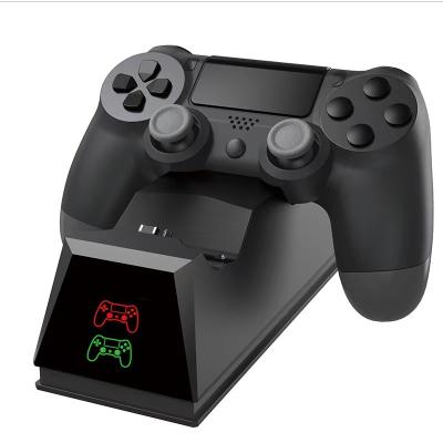 China Suitable ABS Price Mkp-0411 Black Game Handle Charger Stand For Ps4 Charging Station Charging ps4 for sale