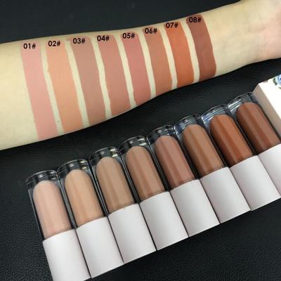 China Waterproof 8 Colors Matte Liquid Lipstick Long Lasting Lipstick Private Label for sale