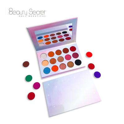 China Waterproof Private Label Neon Makeup Pick Your Own Colors Neon Eyeshadow Palettes DIY Empty 26MM Eyeshadow Palette for sale