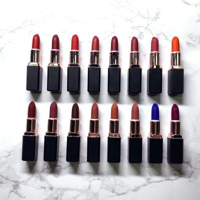 China Wholesale New Arrival Private Label Cosmetics Waterproof No Logo 16Color Shades Solid Lipstick for sale