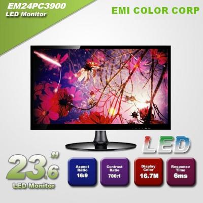 China Desktop 23.6 Inch LED LCD Monitor 1080P FHD Desktop Computer Monitor for sale