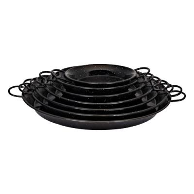 China Viable High Quality Enamel Paella Pan Carbon Steel for sale