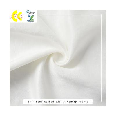 China Viable Hot Selling Exquisite Custom Foldable Boutique Hemp Jersey T-shirt Fabric for sale