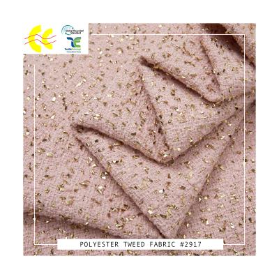 China Shrink-Resistant Factory Manufacturing Custom Design Popular Cheap Samples Tweed Fabric for sale