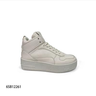 China Damping high top fashion skateboard shoes around head lace up women's sports shoes for sale