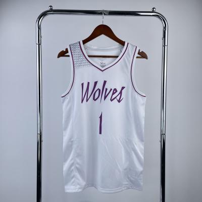 China Newest Hot-Pressed Size 2023 Minnesota Basketball Tank Tops Tops Timberwolves Basketball Uniform Shirts for sale