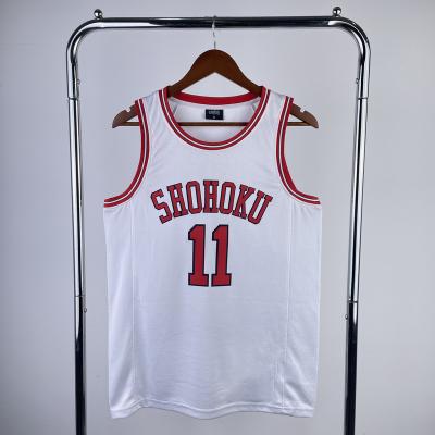 China Newest hot-pressed size 2023 basketball tank tops tops slam dunk basketball uniform shirts for sale