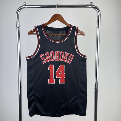 China Newest hot-pressed size 2023 basketball tank tops tops slam dunk basketball uniform shirts for sale