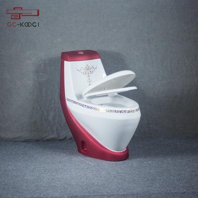 China Double-Flow Chinese Wc Bidet Toilet Set Watermark Toilet for sale