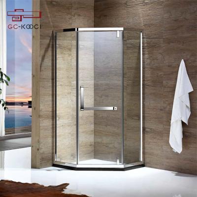 China Modern Cheap Price Transparent Tempered Glass Shower Room / Shower Enclosure for sale